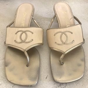 Chanel slide in sandal size 36.5
